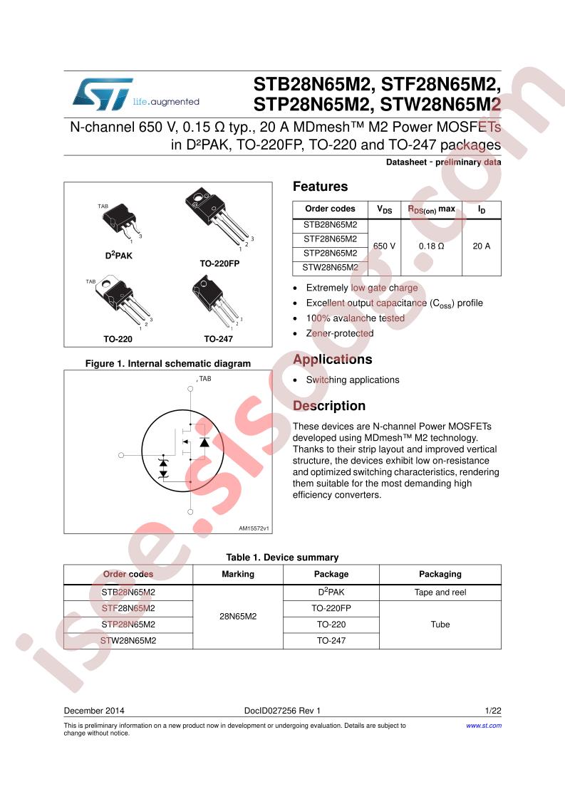 STx28N65M2