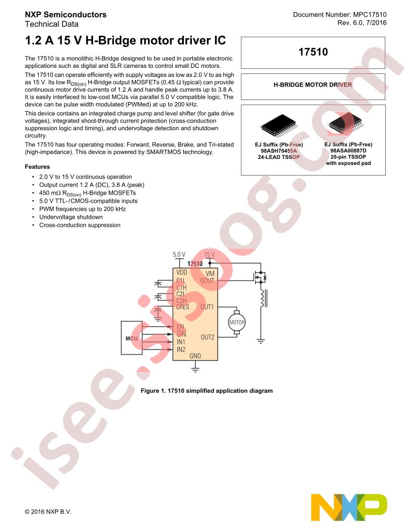 MPC17510 Datasheet