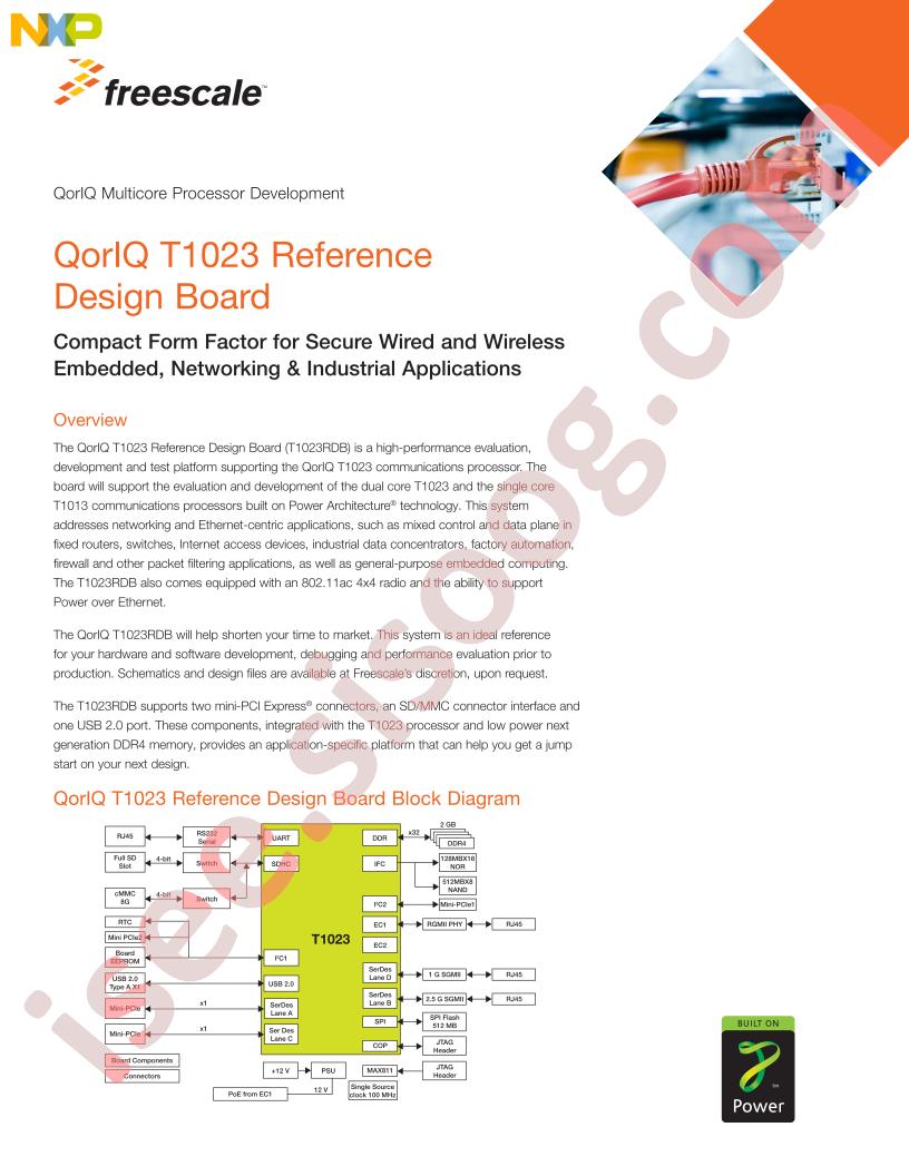 T1023RDB Fact Sheet