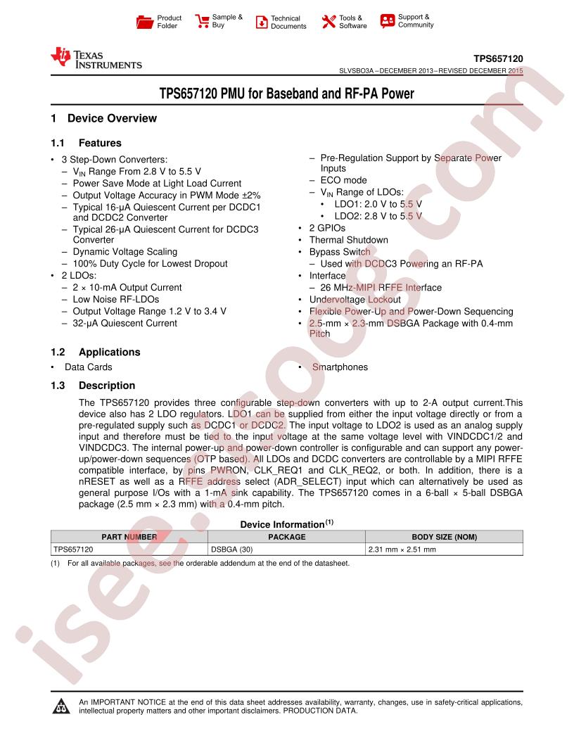 TPS657120 Data Manual