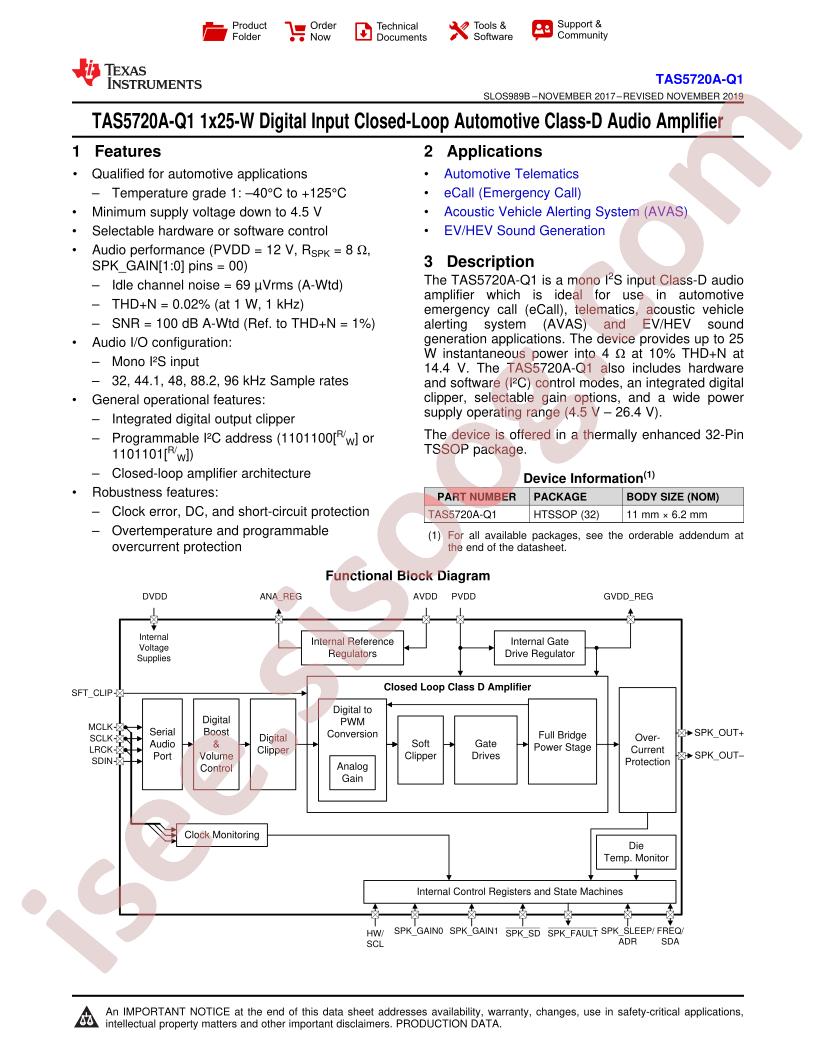 TAS5720A-Q1