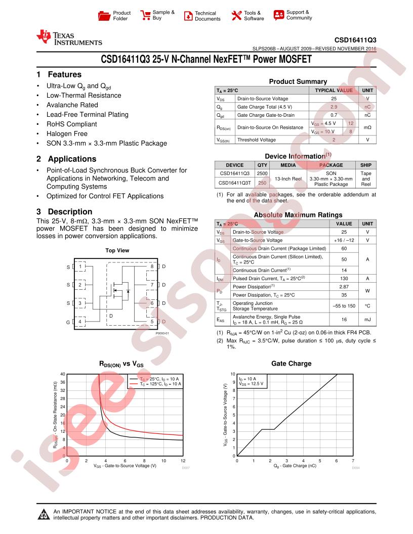 CSD16411Q3