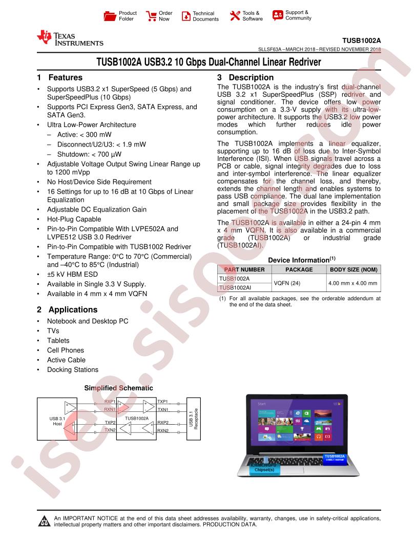 TUSB1002A