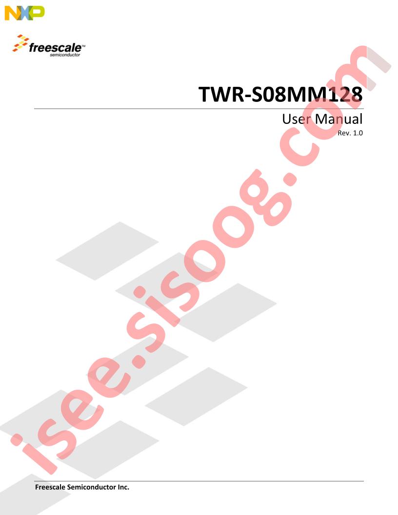 TWR-S08MM128 Manual