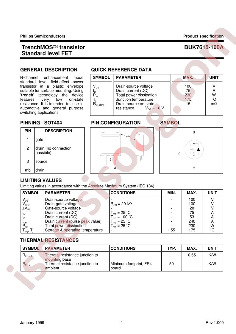 BUK7615-100A