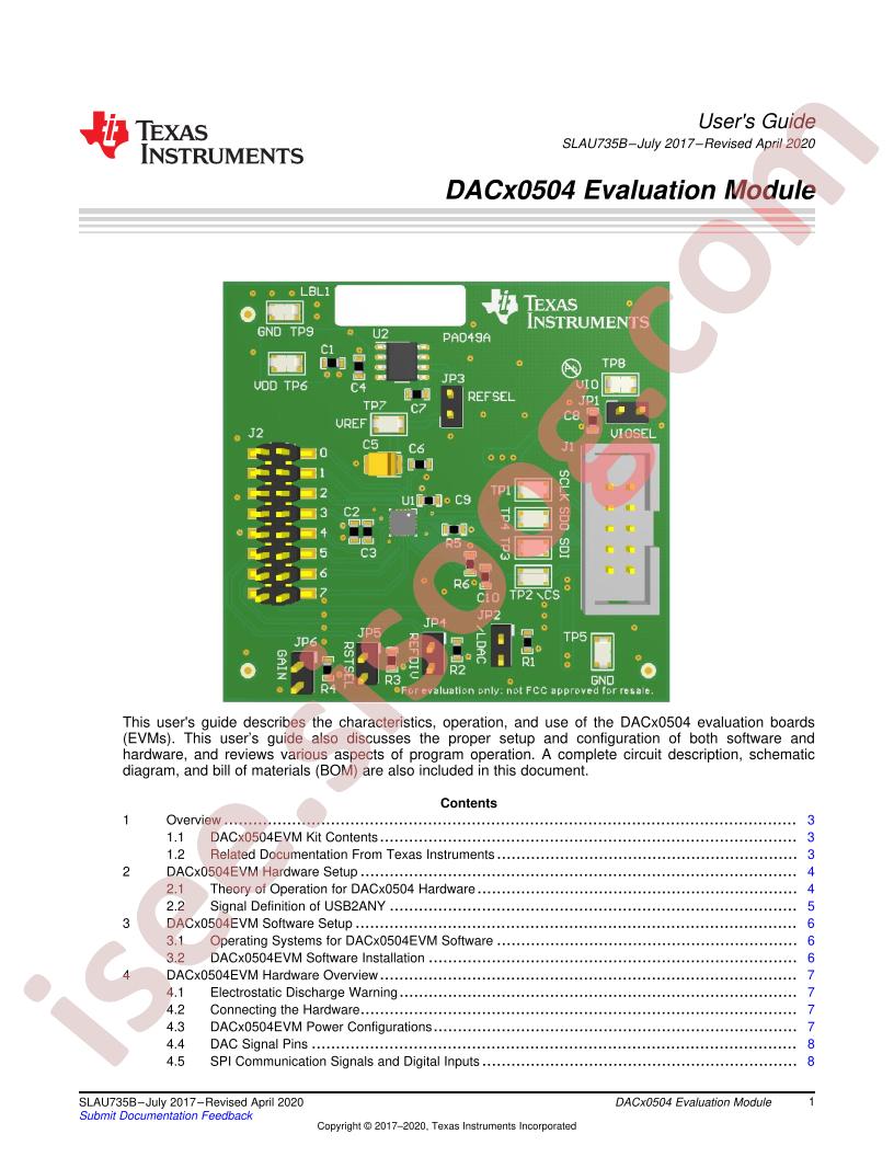 DACx0504EVM User Guide