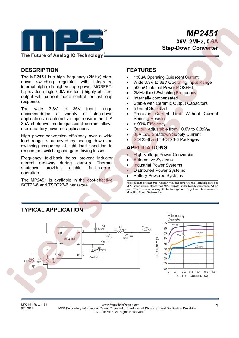 MP2451 Datasheet