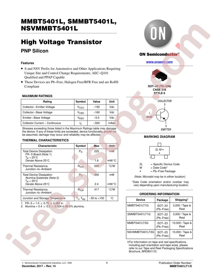 MMBT,NSV,SMMBT5401LT1,3