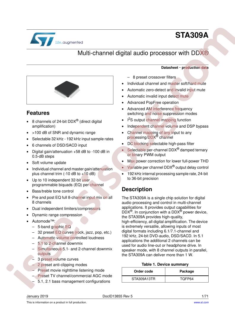 STA309A