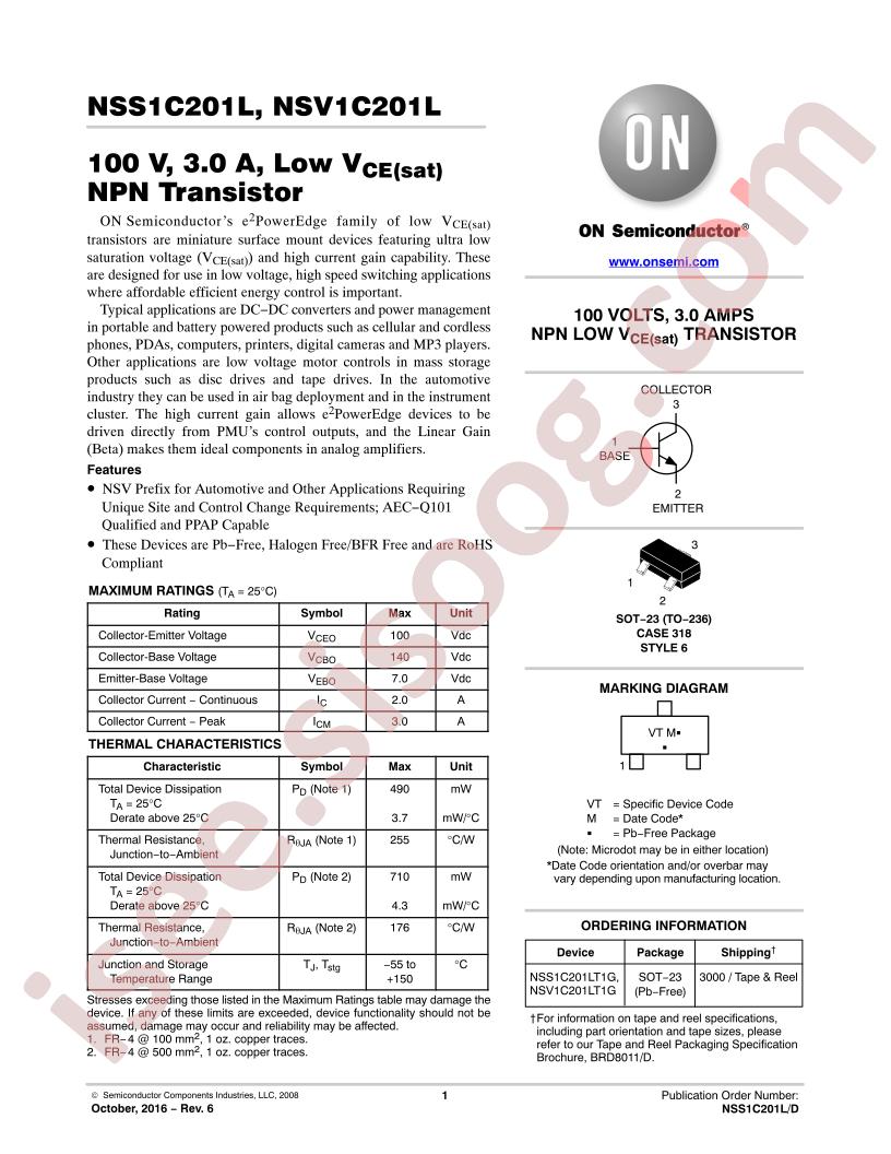NSS,NSV1C201L
