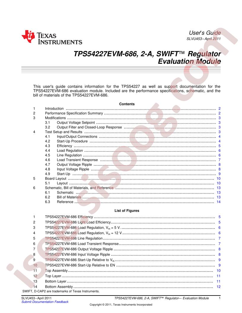 TPS54227EVM-686 User Guide