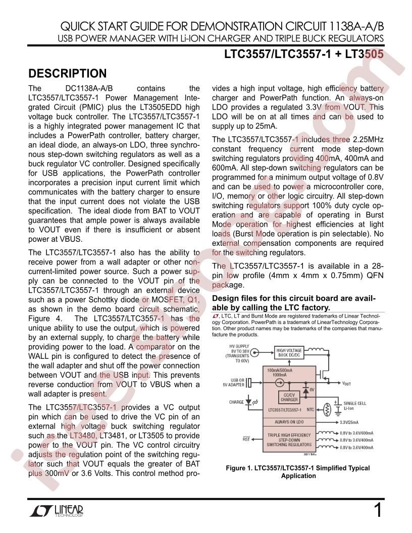 DC1138A Quick Start guide