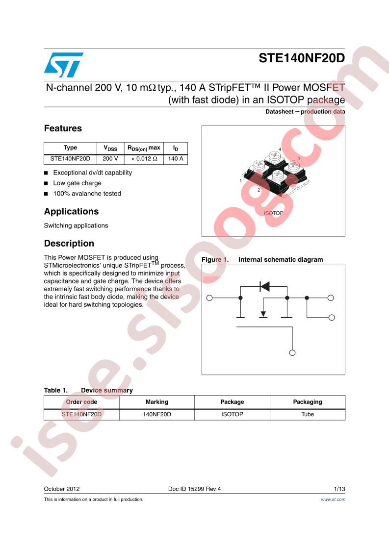 STE140NF20D