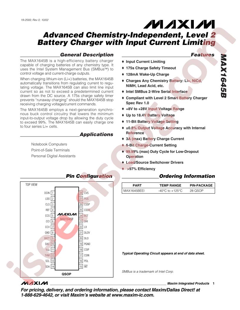 MAX1645B