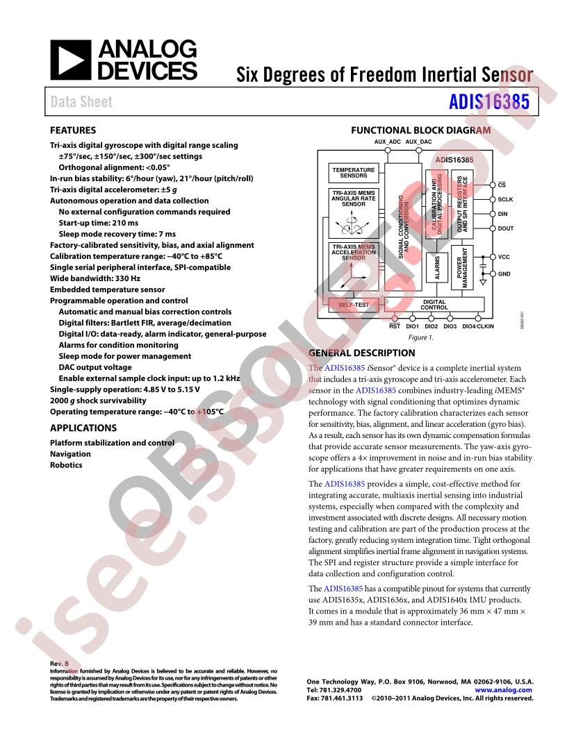 ADIS16385
