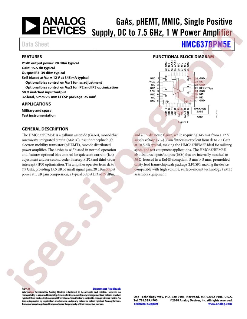 HMC637BPM5E