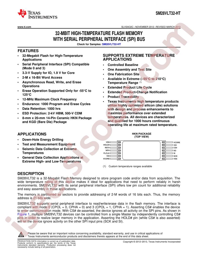 SM28VLT32 Datasheet