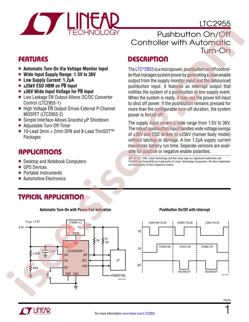 LTC2955 Datasheet