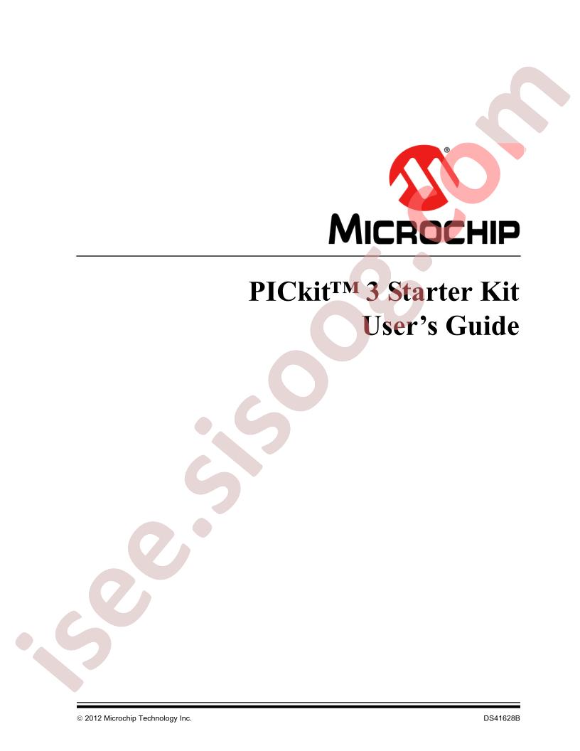 PICkit 3 Starter Kit User Guide