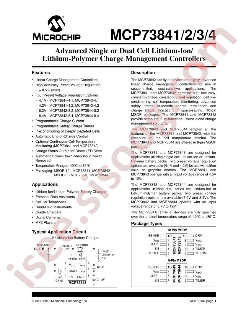 MCP73841-44