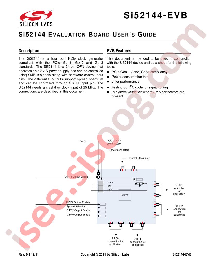 Si52144-EVB Guide