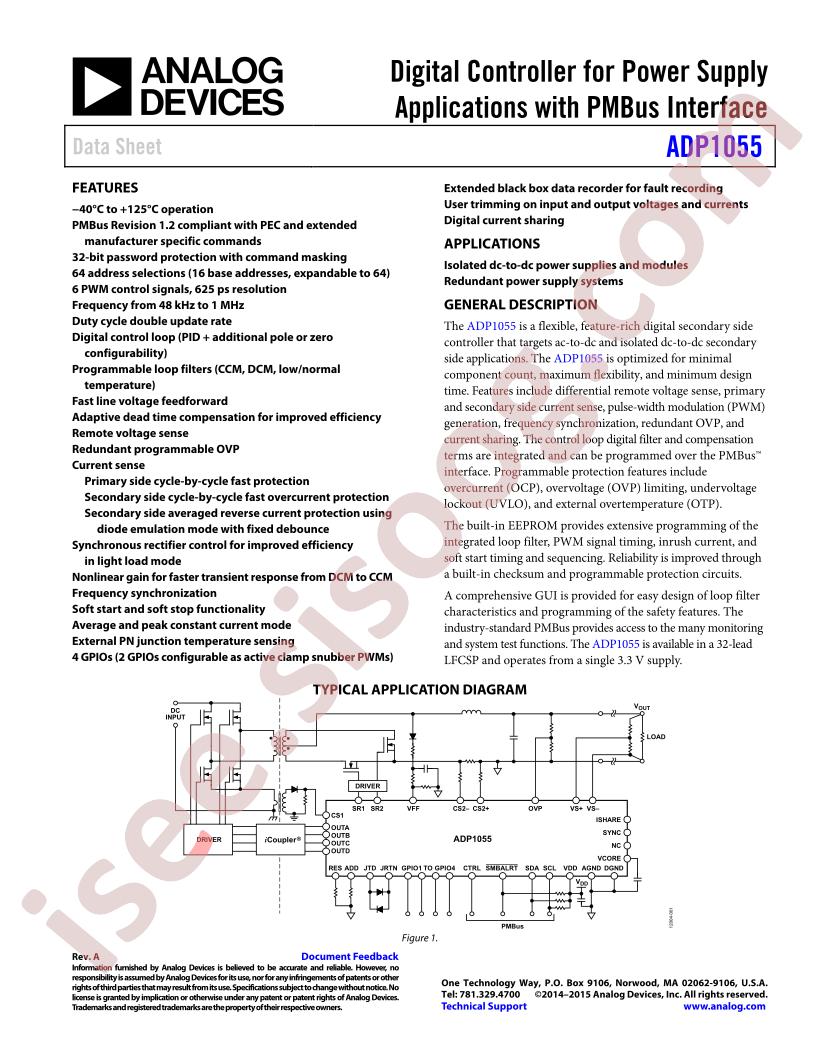 ADP1055 Datasheet