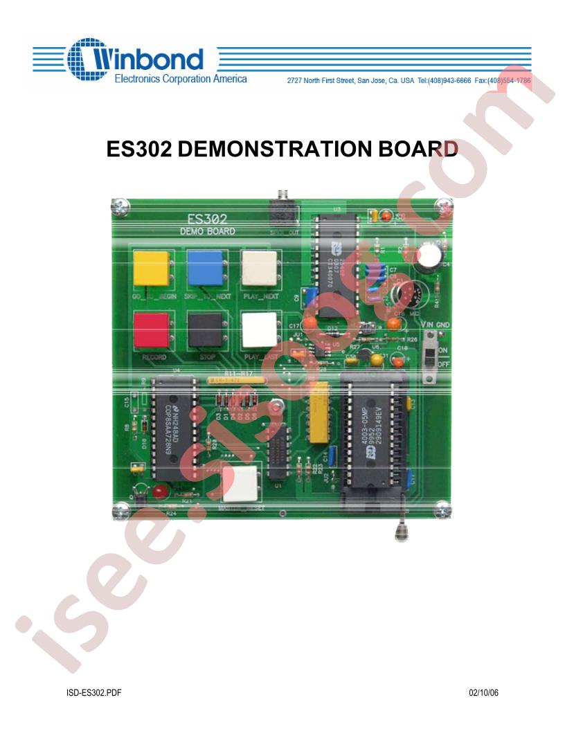 ES302 Demo Board