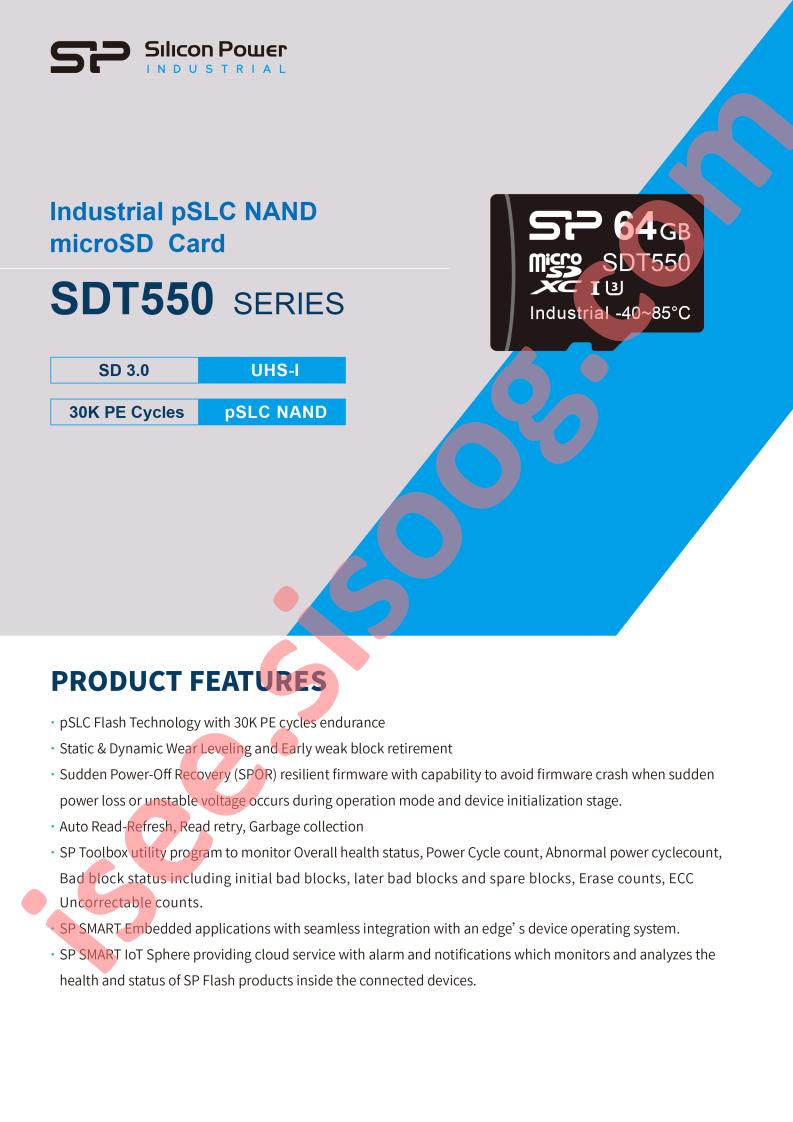 SDT550 Fact Sheet