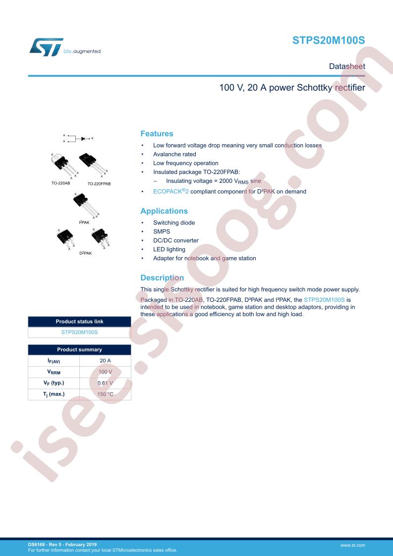 STPS20M100S