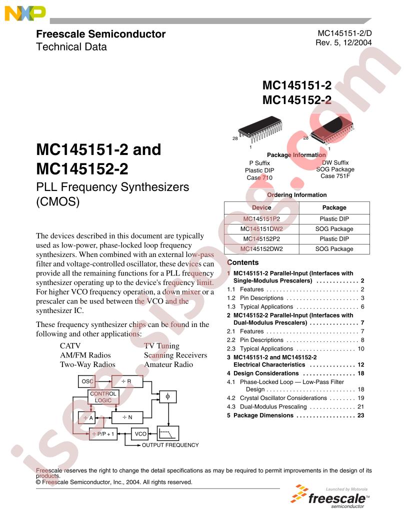MC145151, 52-2