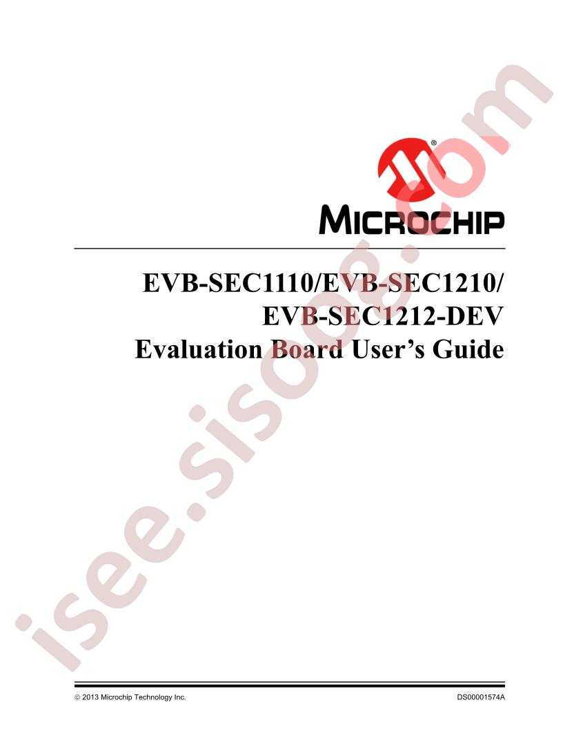 EVB-SEC1110,1210,1212-DEV Eval Brd Guide