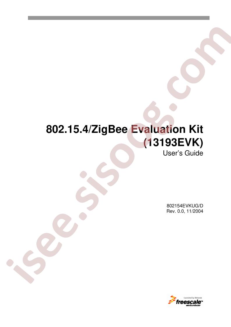 MC13193 Eval Kit User Guide