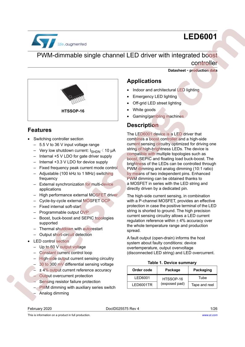 LED6001