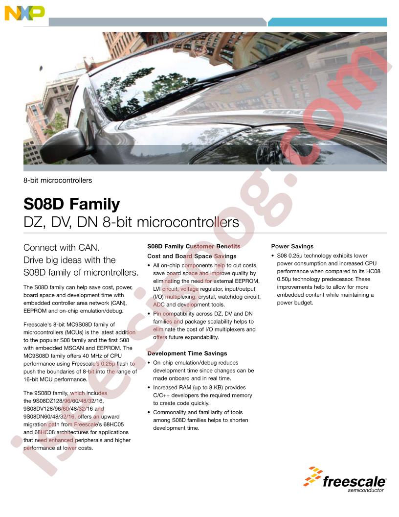 S08D Family Fact Sheet