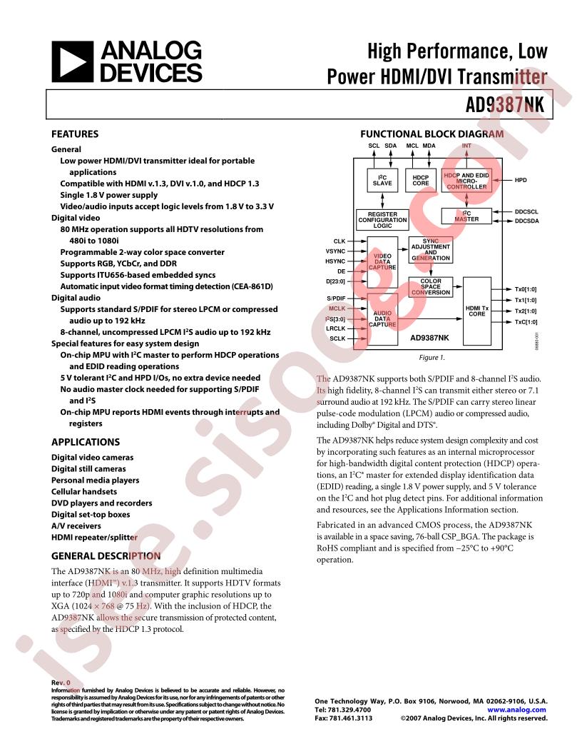 AD9387NK