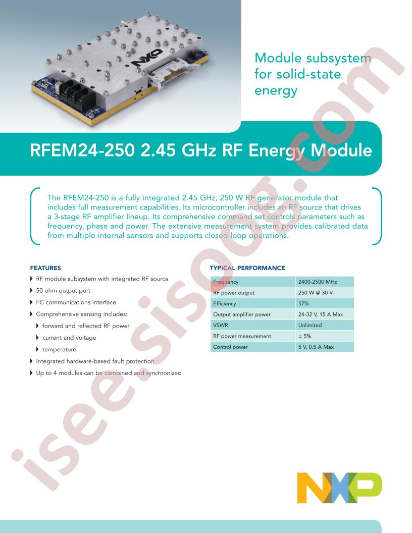 RFEM24-250 Fact Sheet