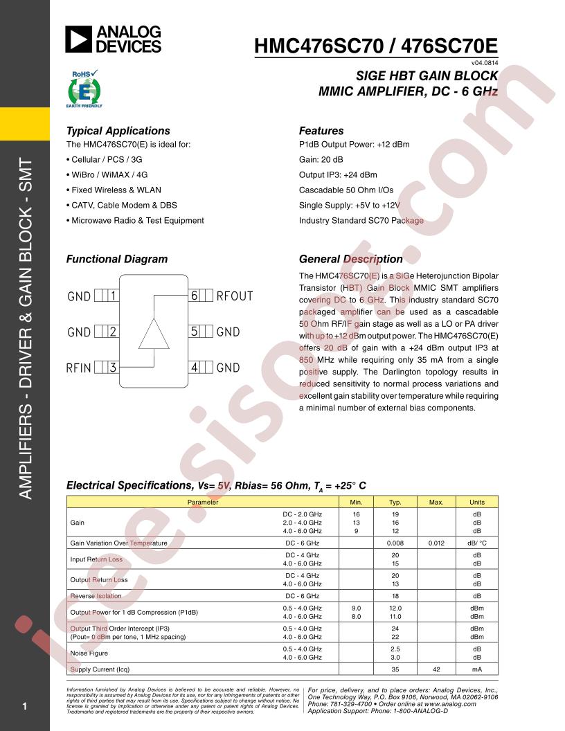 HMC476SC70(E)