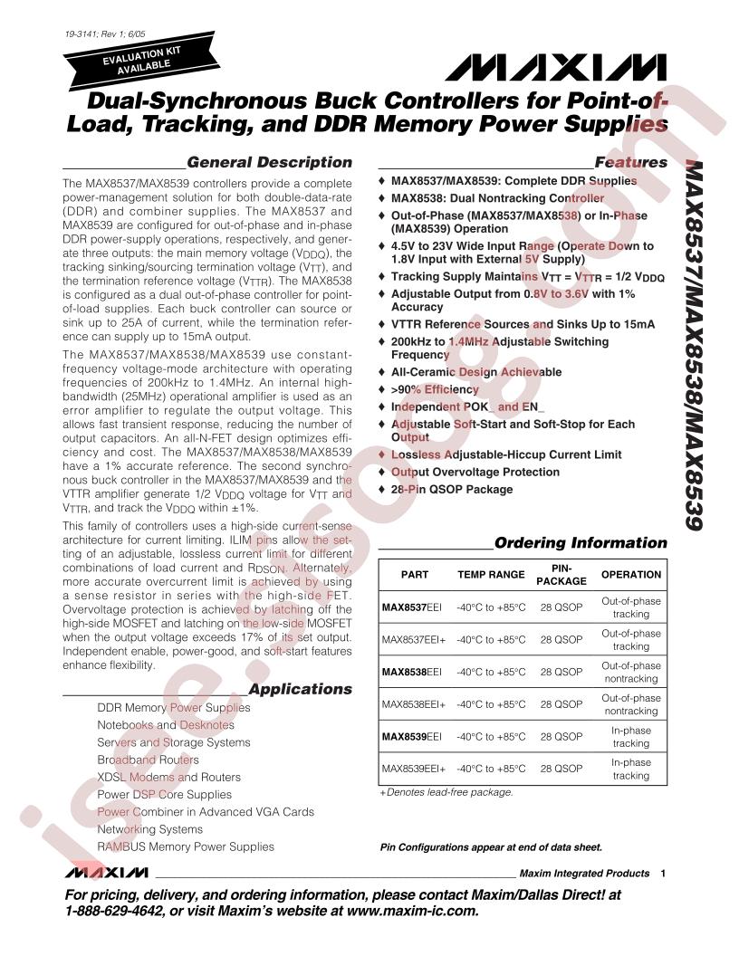 MAX8537-39