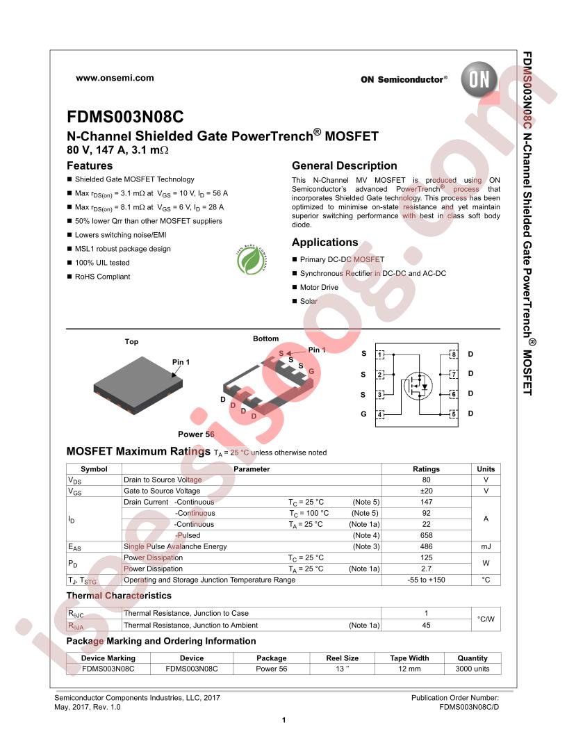 FDMS003N08C