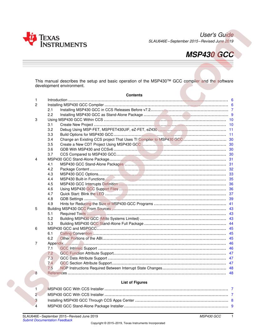 MSP430 User Guide