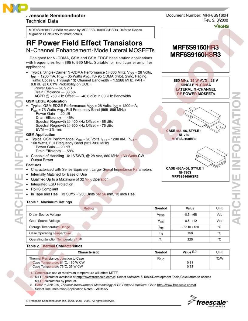 MRF6S9160H