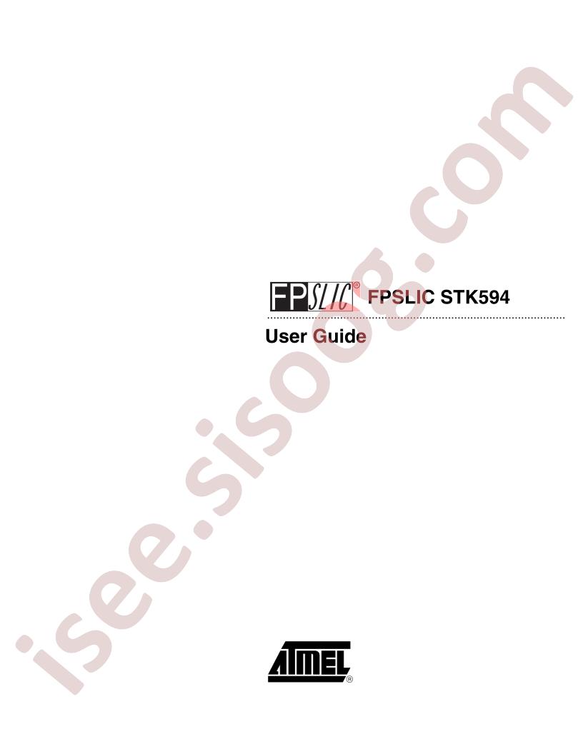 STK594 User Guide
