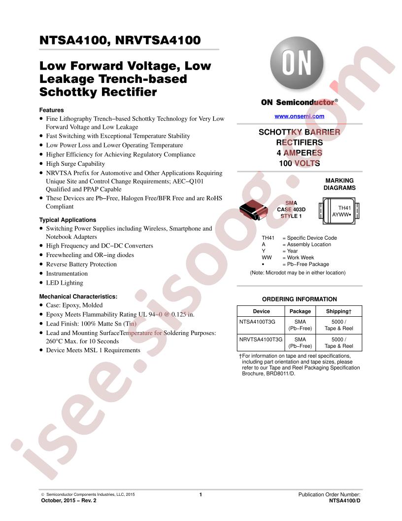 NTSA4100, NRVTSA4100
