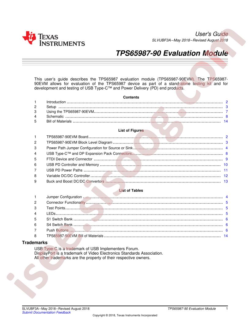 TPS65987-90EVM User Guide