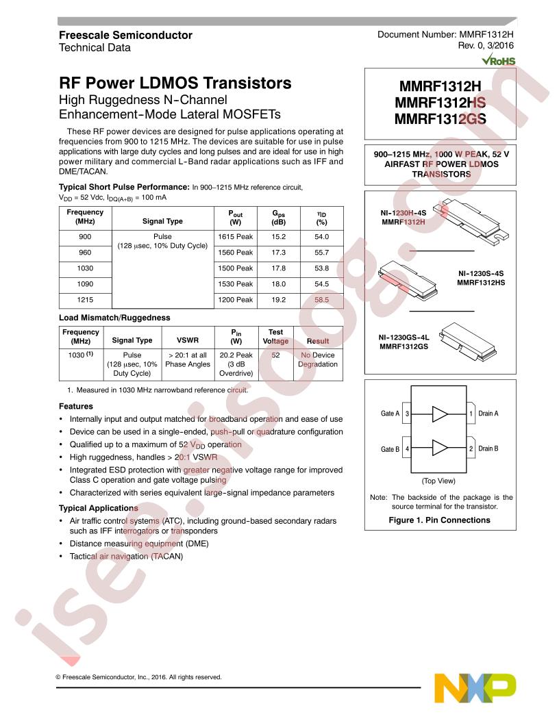 MMRF1312(H, HS, GS)
