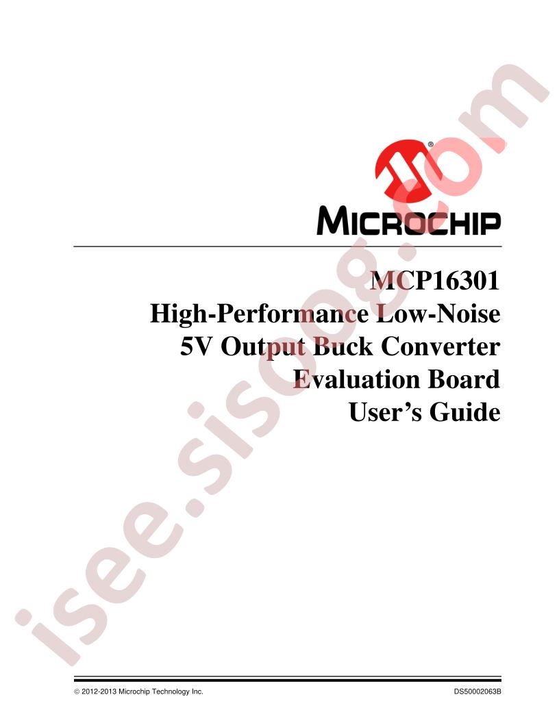 MCP16301 Eval Brd Guide