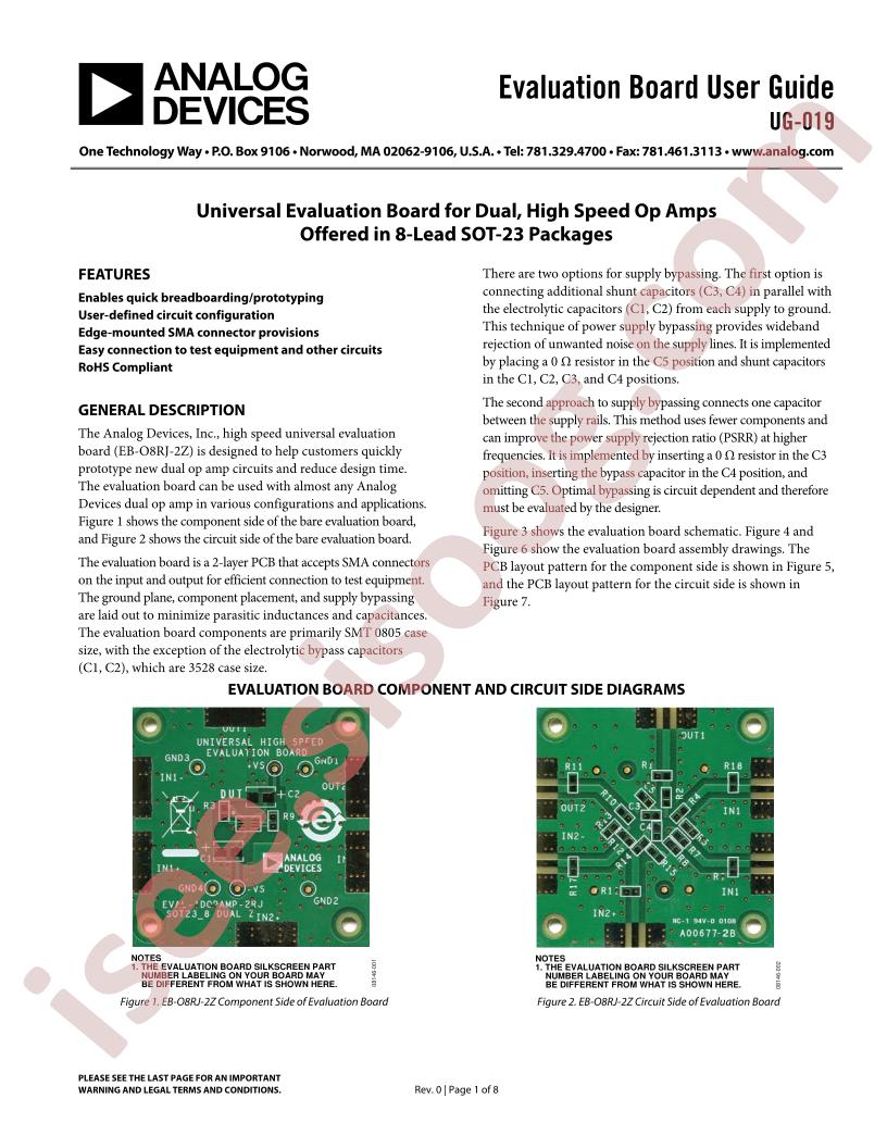 Universal EVB Guide 8-Lead SOT-23