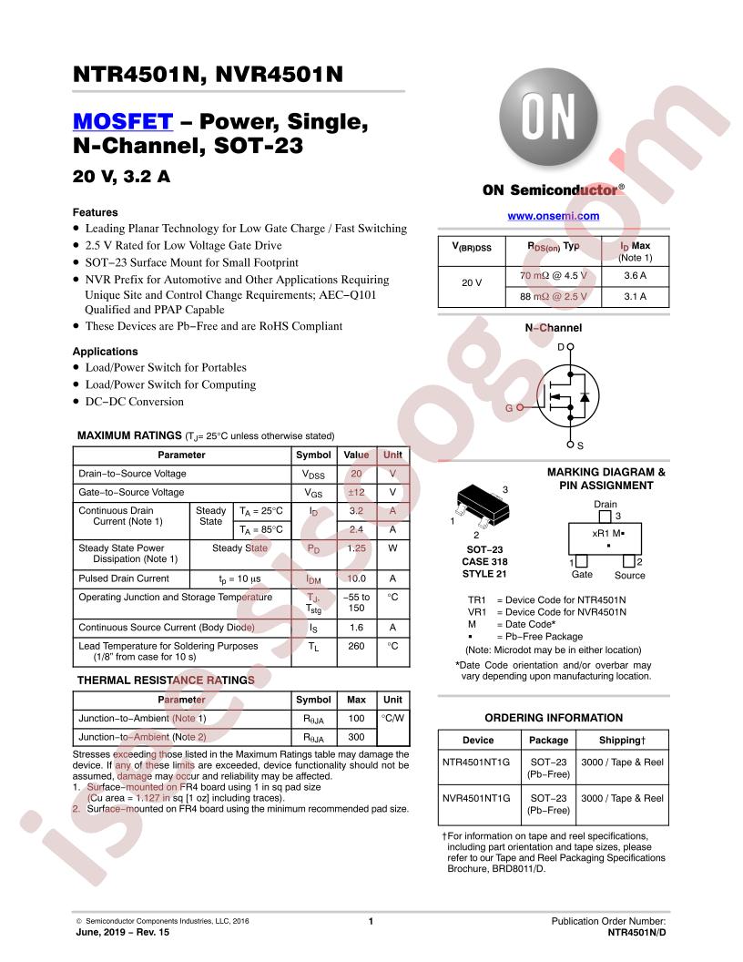 NTR4501N