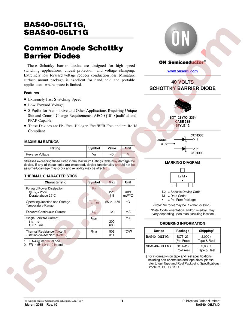 BAS,SBAS40-06LT1G