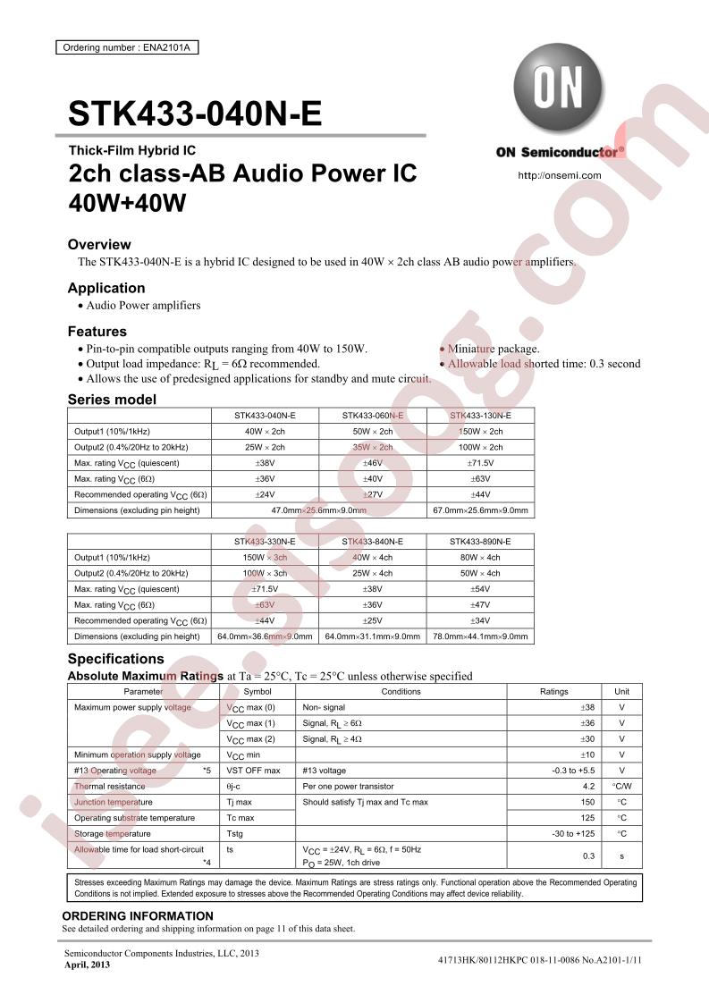 STK433-040N-E